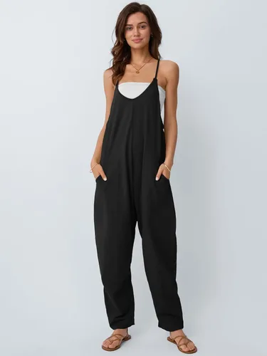 Vista 2 de AUTOMET - Enterizos para mujer, casuales, de verano, cómodos, sueltos, holgados, modernos