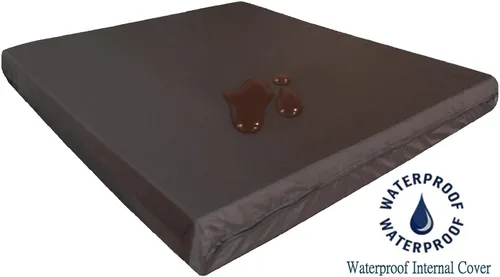 Vista 4 de Almohadilla de plataforma de espuma viscoelástica con forro impermeable para cojín, cama de mascotas, muebles, etc. (34 x 27 x 3 pulgadas)