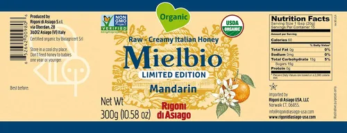 Vista 27 de Rigoni di Asiago Mielbio - Miel orgánica italiana cruda y cremosa, flor silvestre, 6
