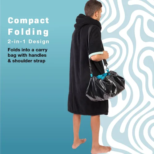 Vista 4 de IslandMat Wetsuit Changing Mat, Waterproof 2-in-1 Surf Bag, Heavy-Duty