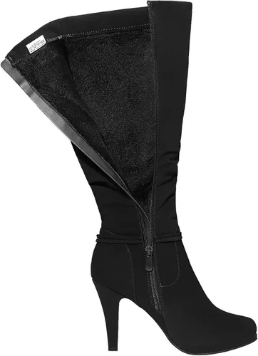 Vista 3 de DREAM PAIRS - Botas de tacón alto con plataforma, a la rodilla, para mujer