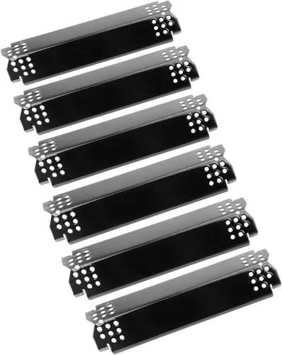 Vista 9 de Placas de calor de parrilla de repuesto Barbqtime para Nexgrill, carpas de calor de acero porcelánico para Nexgrill de Home Depot de 4 quemadores a