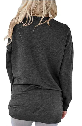 Vista 4 de Camiseta de fútbol para mujer, bonita camiseta de fútbol americano, camiseta de manga larga