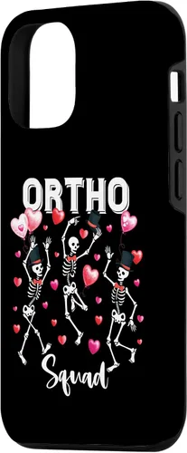 Vista 2 de Funda para iPhone 15 Dancing Skeketon Ortho Squad Orthopedic para el día de San Valentín