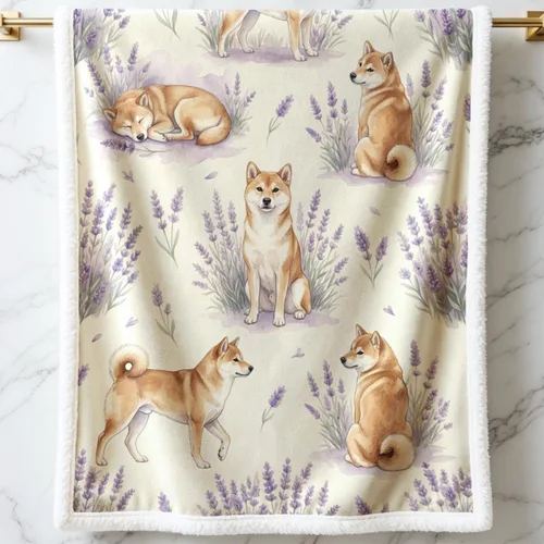 Vista 21 de Manta de sherpa de retazos de perro de peluche otoñal, acogedora manta de otoño con bonito estilo colcha de cachorro, manta cálida y suave