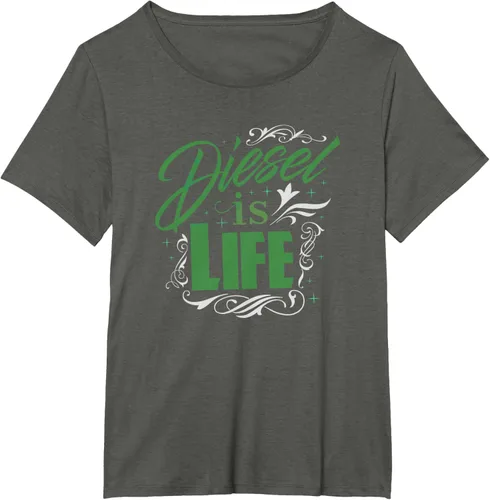 Vista 14 de Diesel is Life Roll Coal Diesels Truckers Smoke Camiseta Negro