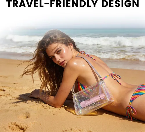 Vista 6 de Recortadora de bikini para mujer, afeitadora eléctrica para mujer, maquinilla de afeitar impermeable IPX7 para cabello púbico, axilas, áreas