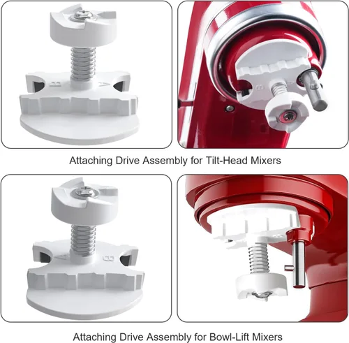 Vista 2 de Piezas de repuesto para máquina de helados Kitchenaid mezclador accesorio para máquina de helados – Reemplazo de montaje de accionamiento