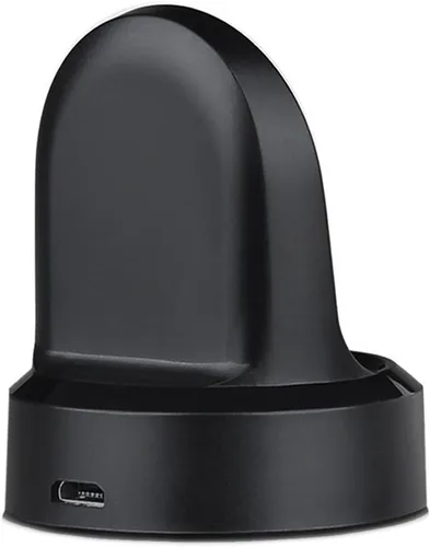 Vista 3 de Kissmart para Gear S2 cargador, base de carga de repuesto para Samsung Gear S2 Classic Smart Watch (negro)