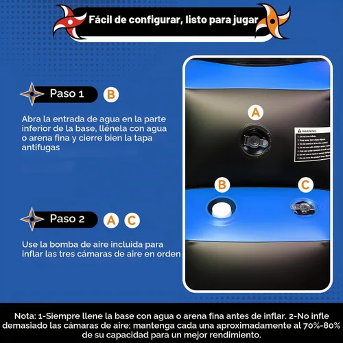 Vista 5 de COMMOUDS Saco de boxeo de 67 pulgadas para niños, juego de boxeo inflable con guantes, saco de boxeo de rebote rápido para practicar karate