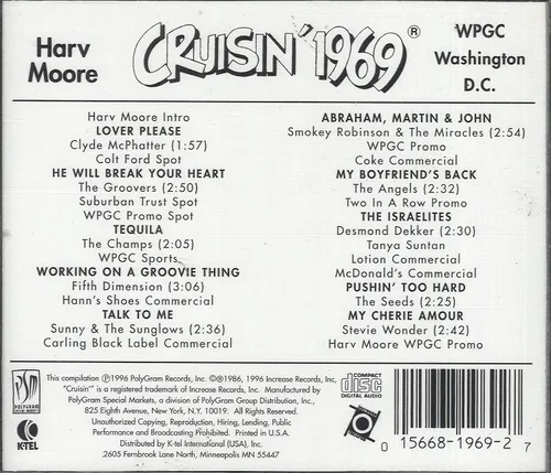 Vista 2 de Cruisin 1969 / Various