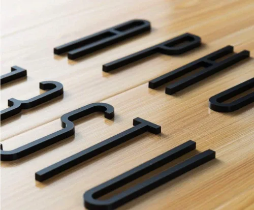 Vista 3 de Números de puerta para casa/apartamento, buzón de 4 pulgadas, letras autoadhesivas negras (0, estilo A)