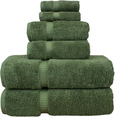 Vista 41 de Colección Luxury Hotel & Spa Altamente Absorbente, Secado Rápido 100% Algodón Turco 700 GSM, Toalla Eco Amigable, para Baño Borde Dobby Toalla