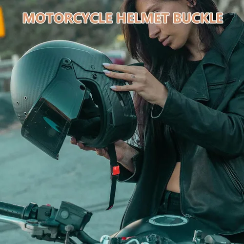 Vista 9 de 6pcs Motorcycle Helmet Quick Release Buckle Replacement Plastic Side Release Clips Featuring Reliable Locking Mechanism Easy Attachment and