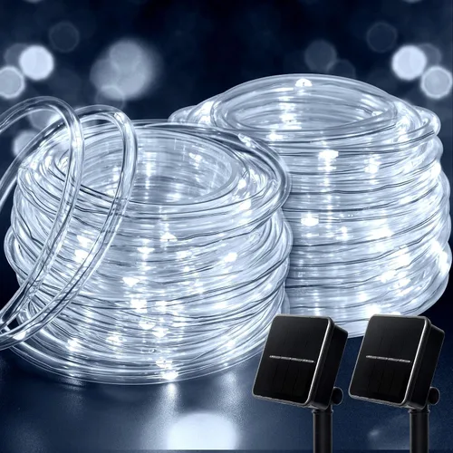 Vista 16 de Brightown Cuerda solar de 39 pies 100LED luces impermeables al aire libre