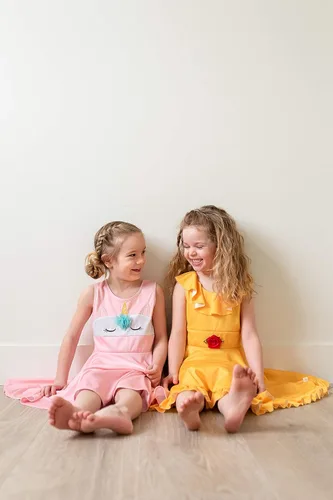 Vista 6 de Little Adventures Vestido de princesa de unicornio rosa