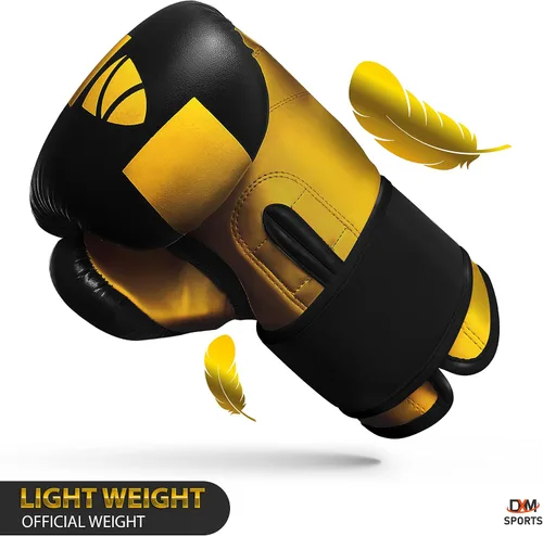 Vista 3 de Guantes de boxeo para hombres y mujeres, guantes de entrenamiento de boxeo, guantes de kickboxing, guantes de sparring, guantes de entrenamiento