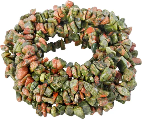 Vista 7 de SUNYIK Amatista de piedra de viruta rodada de forma irregular perforada suelta hebra de cuentas para la fabricación de joyas 32-33 pulgadas Well