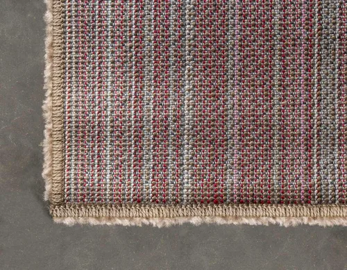 Vista 527 de Unique Loom Colección Solo - Alfombra de área Calabasas (3 pies 3 pulgadas x 5 pies 3 pulgadas, rectangular, rojo)