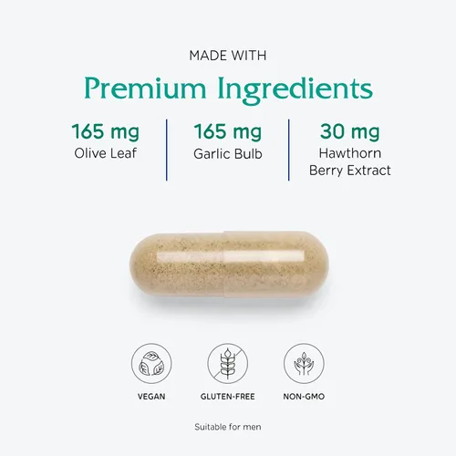 Vista 4 de Vitanica Rauwolfia Extra, Suplemento de apoyo cardiovascular, vegano, 90 cápsulas