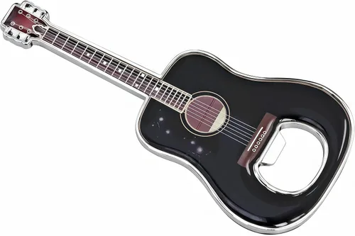 Vista 19 de 1 pieza/set abrebotellas de cerveza con forma de guitarra, regalo para amantes de la música y la guitarra, utensilios de cocina para bebedores