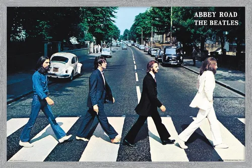 Vista 5 de Trends International Beatles-Abbey Road - Póster de pared, 22.375 x 34 pulgadas, versión sin marco, dormitorio