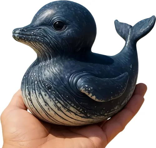 Vista 10 de Figura de pato pulpo – Figura de pato animal de resina, estatua creativa de criatura marina, adorno coleccionable para tablero de instrumentos