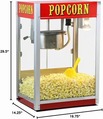 Vista 9 de Paragon 8 onzas Máquina de palomitas de maíz.