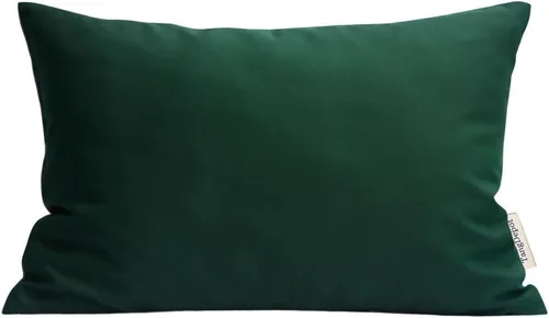 Vista 79 de TangDepot Fundas de almohada sólidas de seda sintética duradera, fundas de almohada cuadradas decorativas, fundas de almohada para interiores y Azul