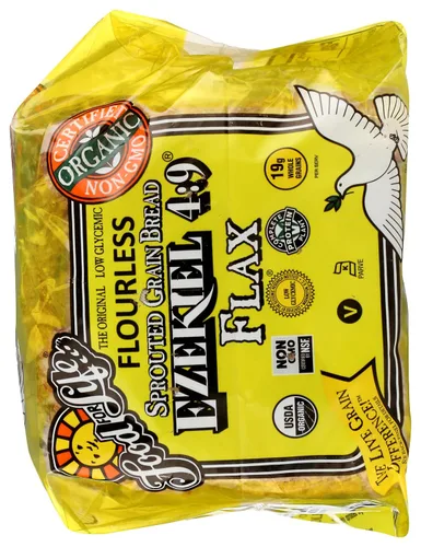 Vista 5 de Food For Life Pan de grano germinado sin harina, lino, 24 oz (congelado)