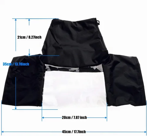 Vista 3 de Funda de lluvia para cámara, funda de nailon impermeable profesional, funda de lluvia para cámara réflex digital, protección para lluvia, nieve