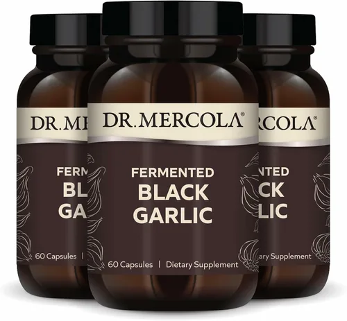 Vista 9 de Dr. Mercola Ajo negro fermentado, suplemento antioxidante, para apoyo inmunológico, celular y de salud cardíaca, incluye S-alil-cisteína, sin OMG