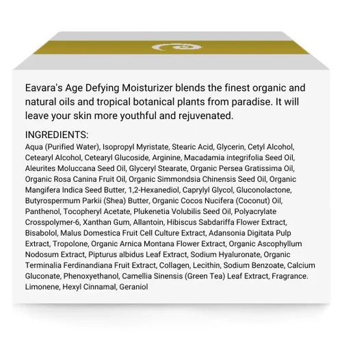 Vista 8 de Crema hidratante diaria antienvejecimiento orgánica y crema de ojos antienvejecimiento