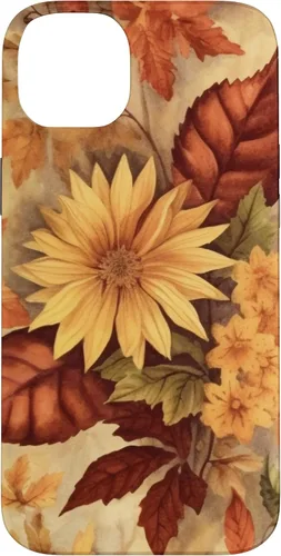 Vista 15 de Autumn Foliage Fall Leaves Girl Women Kids Fall Case for iPhone 17