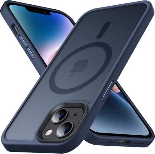 Vista 16 de Anqrp Funda magnética a prueba de golpes para iPhone 12 Pro Max, [compatible con MagSafe] [probada contra caídas de grado militar] Funda delgada