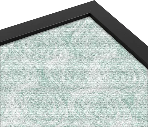 Vista 4 de PinPix ArtToFrames - Tablón de anuncios de corcho personalizado (16.0 x 10.0 in, acabado de lona, enmarcado en negro satinado (PinPix-1926)
