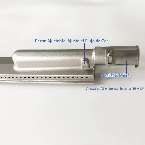 Vista 5 de 1PC Quemadores de Barbacoa de Acero Inoxidable Fundido 304 de Alta Resistencia para Barbacoa Bull BBQ, Piezas de Repuesto para Cal Flame Aussie