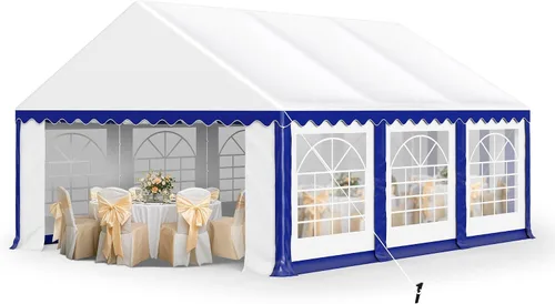 Vista 14 de MFSTUDIO - Carpa para fiesta de 13 x 26 pies, carpas para exteriores de alta resistencia con paredes laterales extraíbles, gran carpa de refugio