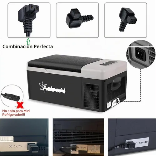 Vista 3 de Enchufe de pared para refrigerador de automóvil con certificación UL compatible con Anker SOLIX EverFrost 2 ARB BougeRV Euhomy BODEGA Wagan AstroAI