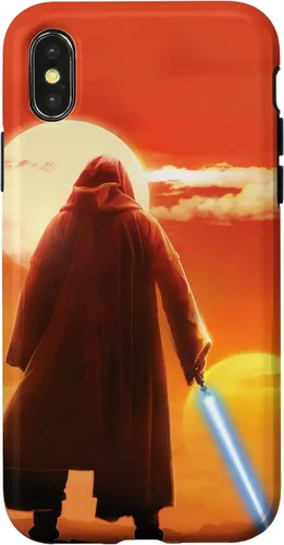 Vista 5 de Funda para iPhone 12 mini Star Wars Obi-Wan Kenobi Sable de luz Twin Suns