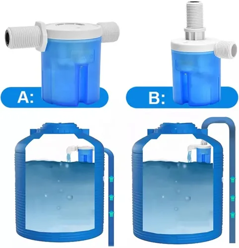 Vista 5 de Válvula de flotador Válvula de control de nivel de agua automática superior de 1 "para tanque Válvula de flotador macho de entrada superior de 1