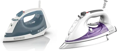 Vista 13 de BLACK+DECKER Plancha Compacta Easy Steam para Ropa, Apagado Automático, Placa Antiadherente, Ligera, 1200 Vatios (Paquete de 4)