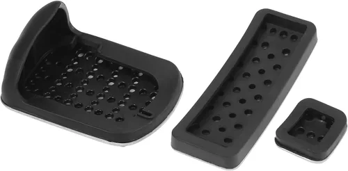 Vista 4 de X AUTOHAUX 3 piezas de coche antideslizante freno gas pedal pastillas acero inoxidable acelerador pedal cubiertas para Mercedes-Benz