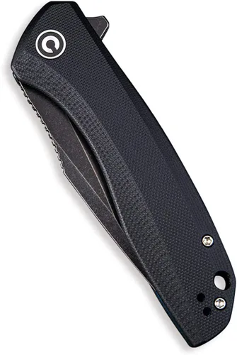 Vista 3 de CIVIVI Navaja de bolsillo plegable Baklash C801H (doble negro)