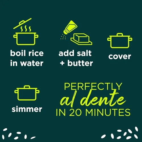 Vista 4 de RiceSelect Arborio Rice for Italian Risotto, arroz sin gluten premium, sin OMG, tarro de 32 onzas, (paquete de 1)