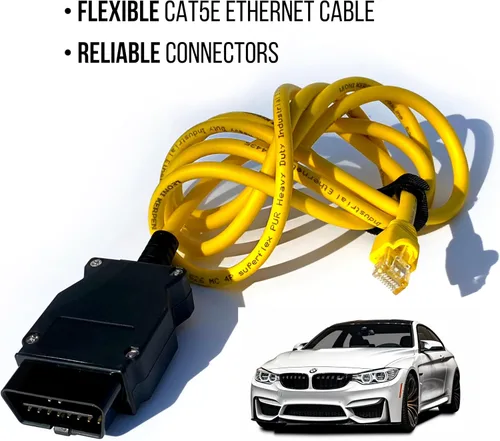 Vista 8 de OHP ENET Bimmercode OBD2 Cable para codificación BMW Serie F E SYS ISTA+ ICOM Bootmod3 Bimmerlink OBD Cable resistente