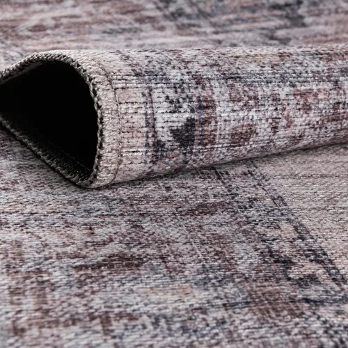 Vista 6 de Unique Loom Mangata Collection - Alfombra de área Mariah (Runner 2' 0" x 7' 10", marfil y gris/negro)