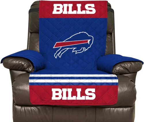 Vista 5 de Pegasus Sports NFL Protector Reversible para Muebles Reclinable Unisex con Correas Elásticas, 80 por 65 pulgadas