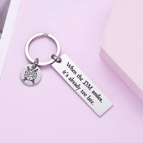 Vista 4 de Melix Home Dungeons and Dragons Gifts - Llavero con diseño de mazmorra