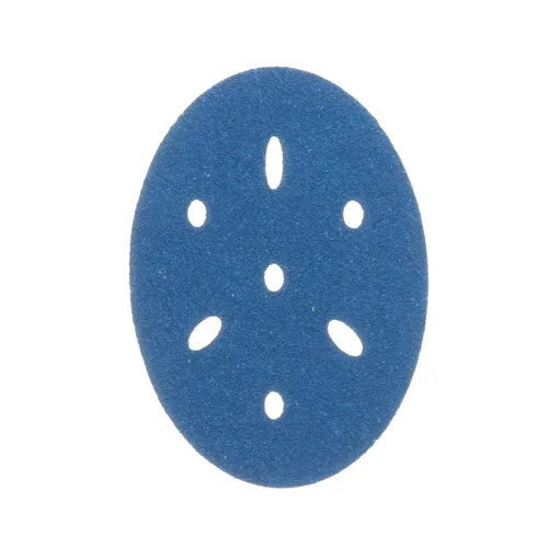 Vista 10 de 3M 3M-36142 Hookit disco abrasivo azul multi-agujero, 3" 80 Grado 50 discos, para aplicaciones de carrocería automática, preparación de pintura